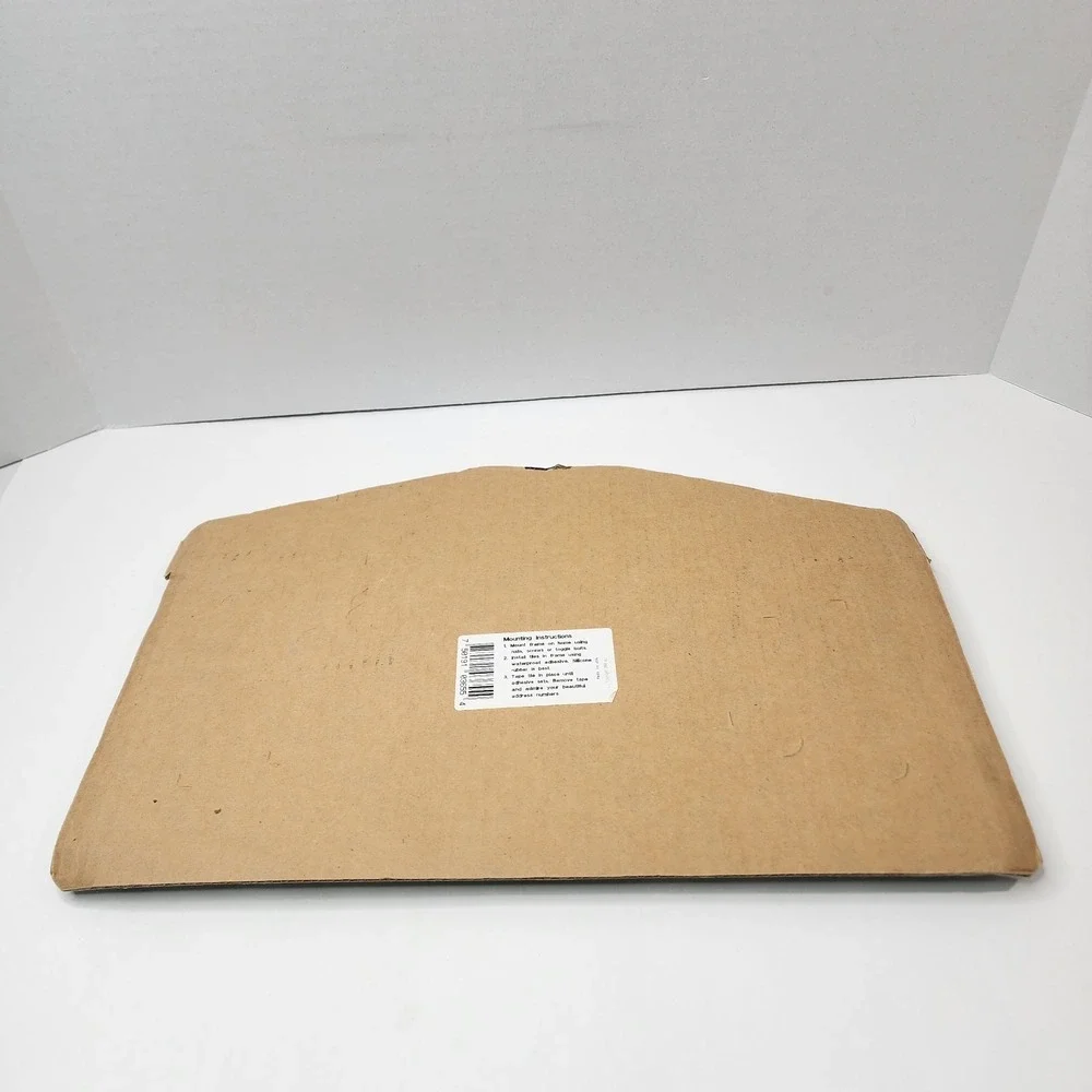 1998 Capital Products Ornate Green House Address Plaque Cast Aluminum New Sealed